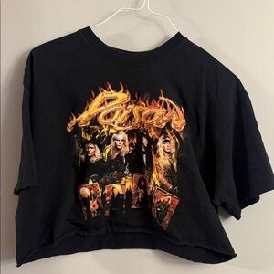 Poison cropped tee